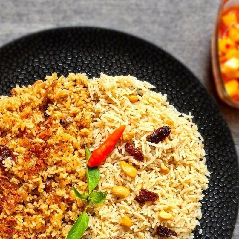 

Nasi Kebuli/Mandhi polos tanpa Lauk