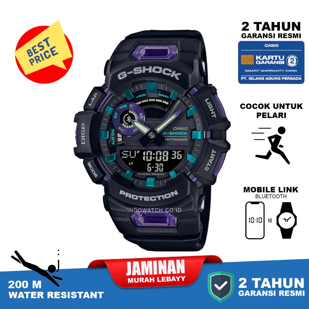 Casio G-Shock GBA-900-1A6 gba900 gba 900 original garansi resmi