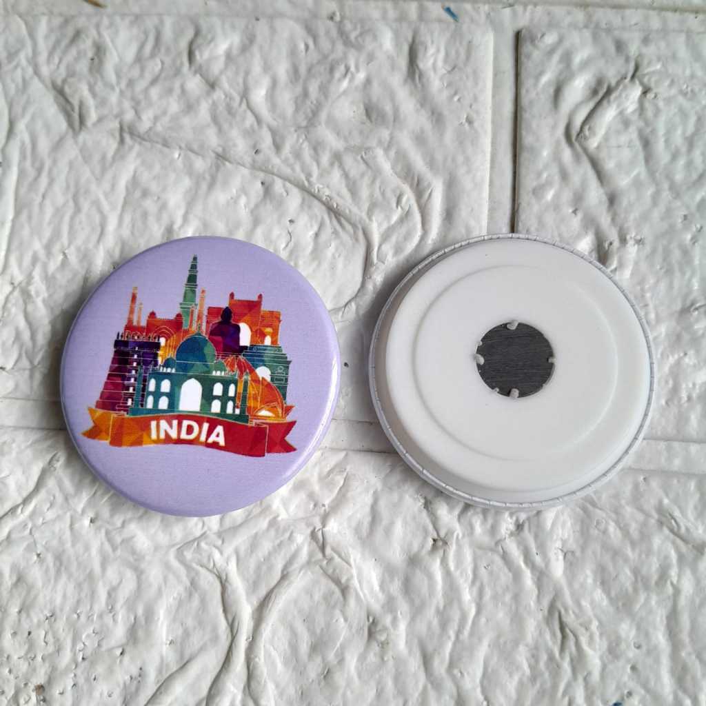 SOUVENIR OLEH-OLEH NEGARA INDIA GANTUNGAN KUNCI/BROS/PIN/MAGNET TEMPELAN KULKAS [ BISA REQUEST NEGARA LAIN ]