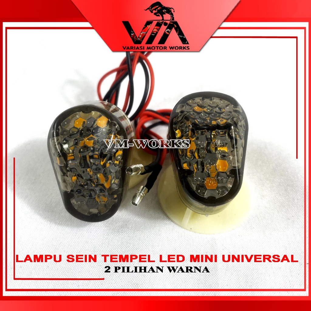 Lampu Sein Tempel LED Mini Variasi Universal Motor Ninja 150 RR CBR 150 GSX R R15 R25