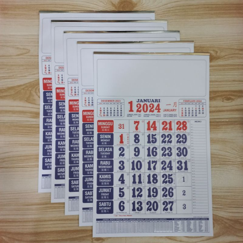

Kalender Kerja Kalender Dinding Ukuran Sedang Tahun 2024