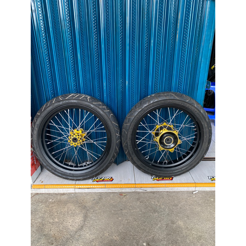 RODA SET VELG SET BAN SET SUPERMOTO CRF150L MURAH