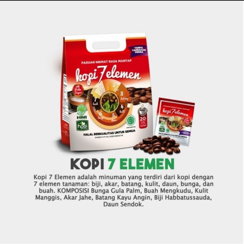 

kopi 7 elemen isi 20 sachet HPAI (sevel)