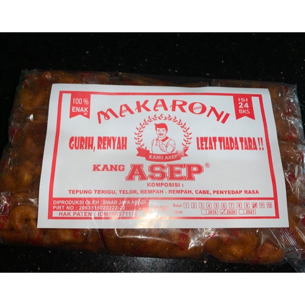 

58 Makaroni Kang Asep Pedas 1 Pack isi 24 pcs rfdk9