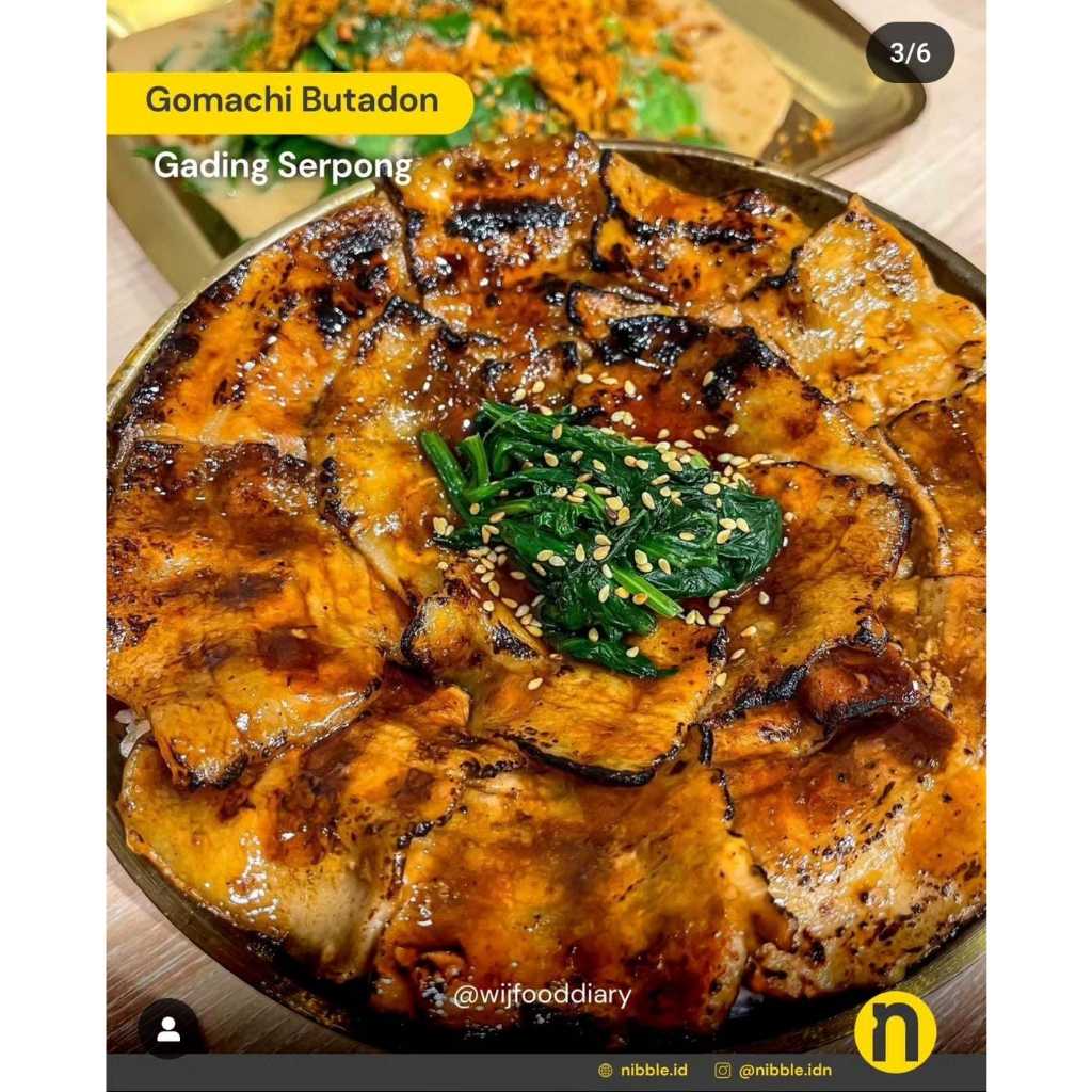 Gomachi Butadon Ala Carte