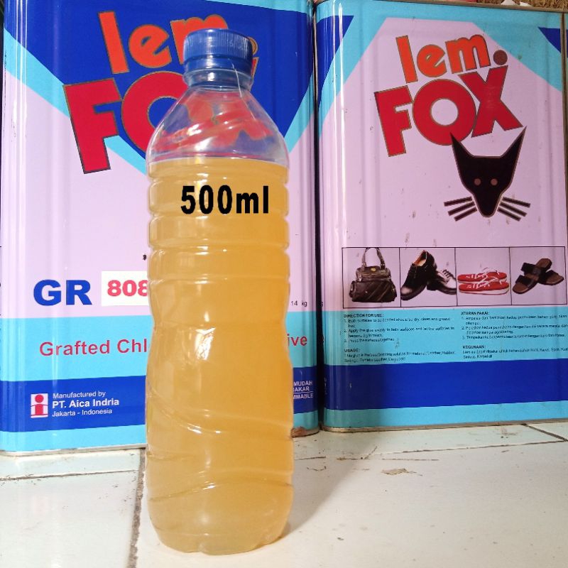 

lem eceran botol 500ml / lem fox gr 808 / lem super serbaguna
