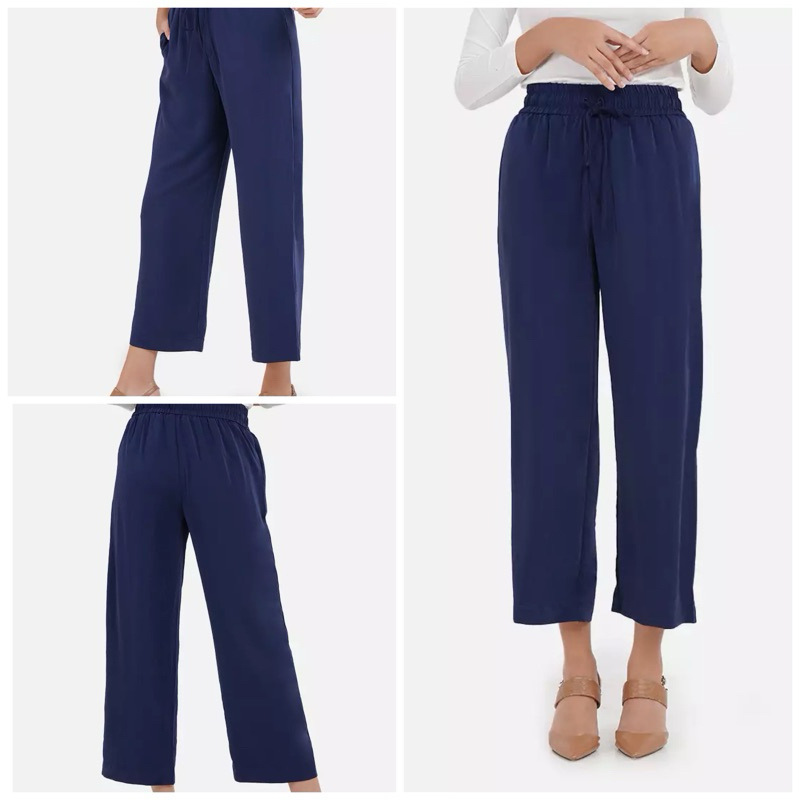 Drape Wide Pants Kulot Motif By Isuga