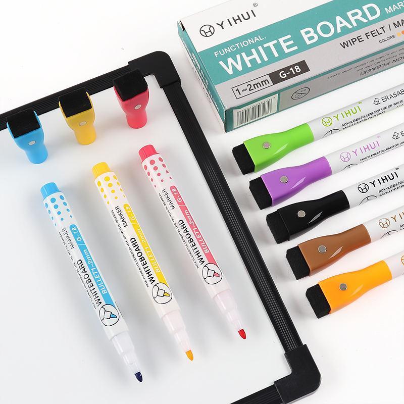 

Pena Papan Tulis, Spidol Papan Tulis, Pena Papan Tulis yang Dapat Dihapus, Alat Tulis Pena Gambar Warna Anak Kepala Halus