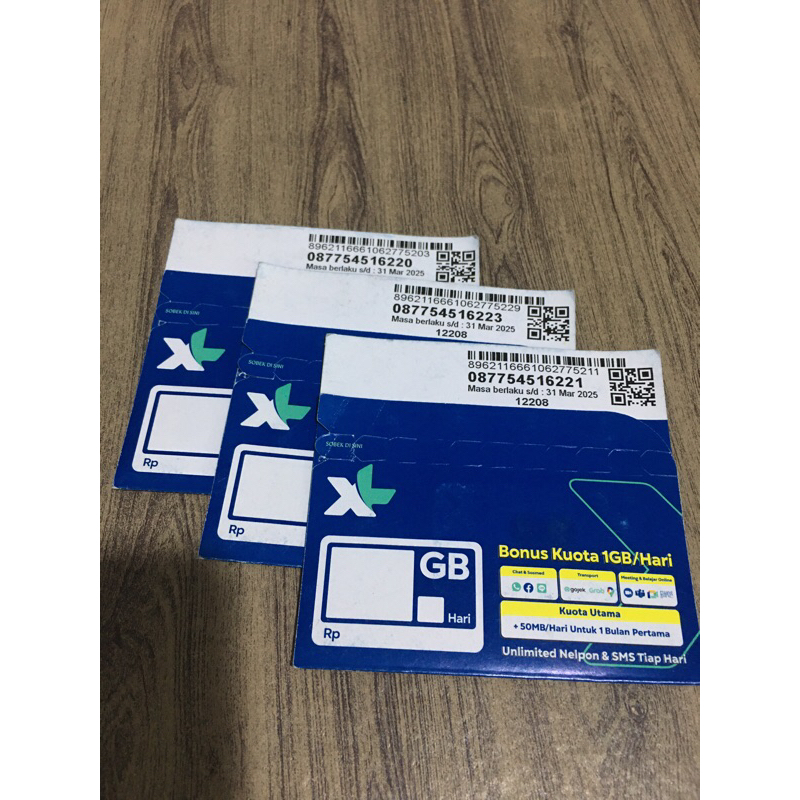 KARTU PERDANA XL 0k (kosong)