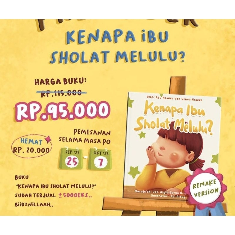 

Ready ! Kenapa Ibu Shalat Melulu boardbook | boardbook aku suka bersekolah | kisahku dan simeong by haum publishing