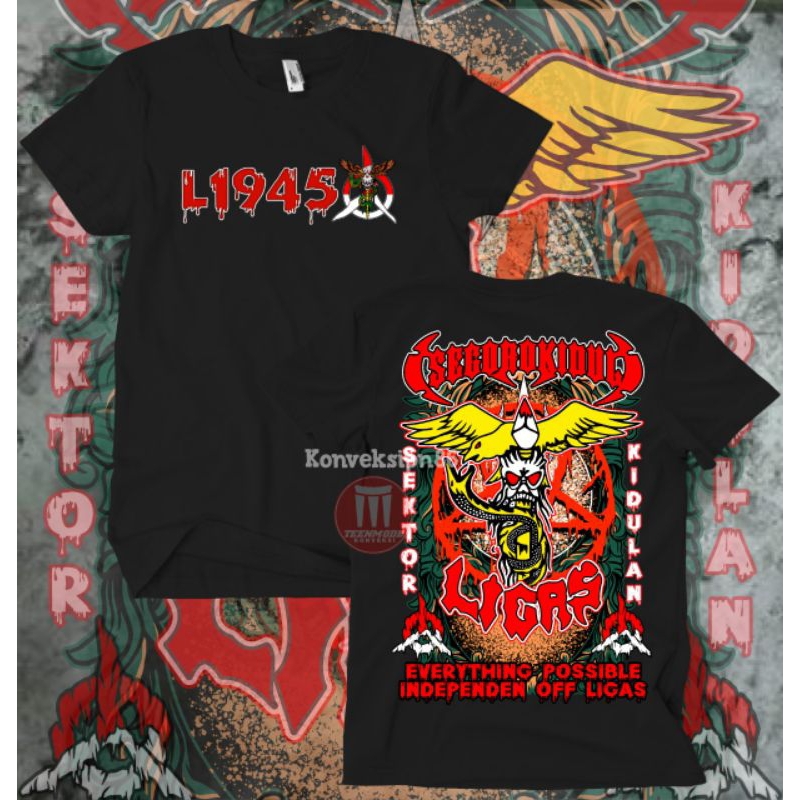 Kaos LIGAS SEGORO KIDUL Sablon Plastisol