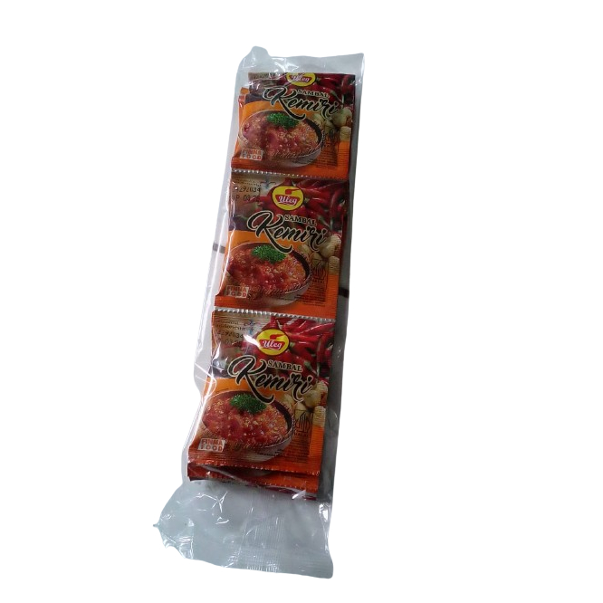 

Sambal pedas uleg Finna food kemasan ECER sachet