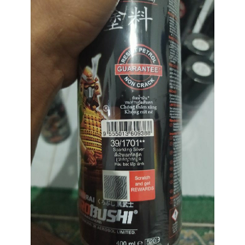 cat semprot samurai paint