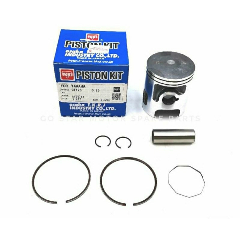 piston dt 125 tkrj piston Yamaha dt 125 tkrj