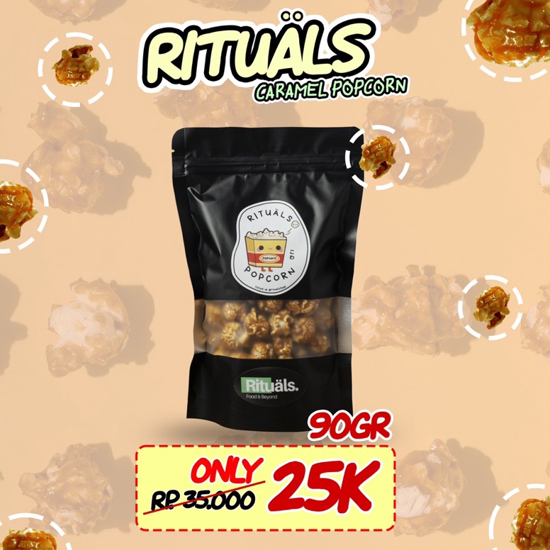 

72 Rituals popcorn caramel small - Homemade by Willy Kun 85