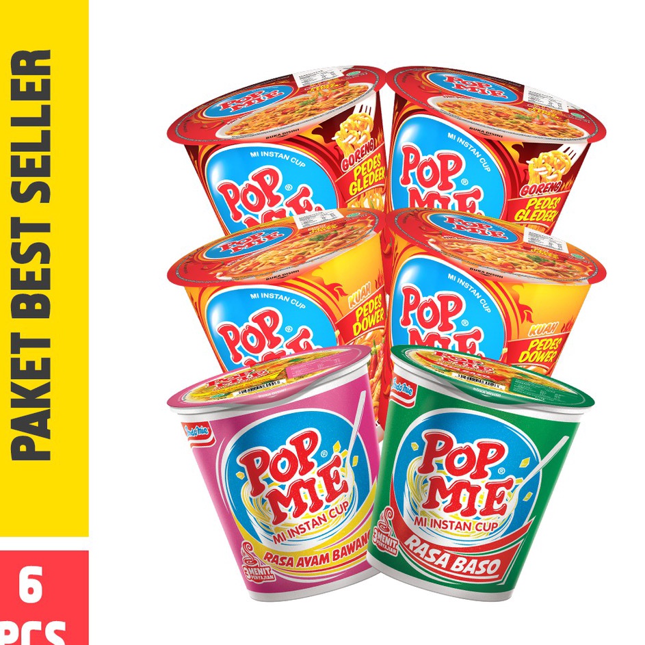 

NXCL8460 (C6369] Pop Mie Paket Best Seller 6pcs 450gr
