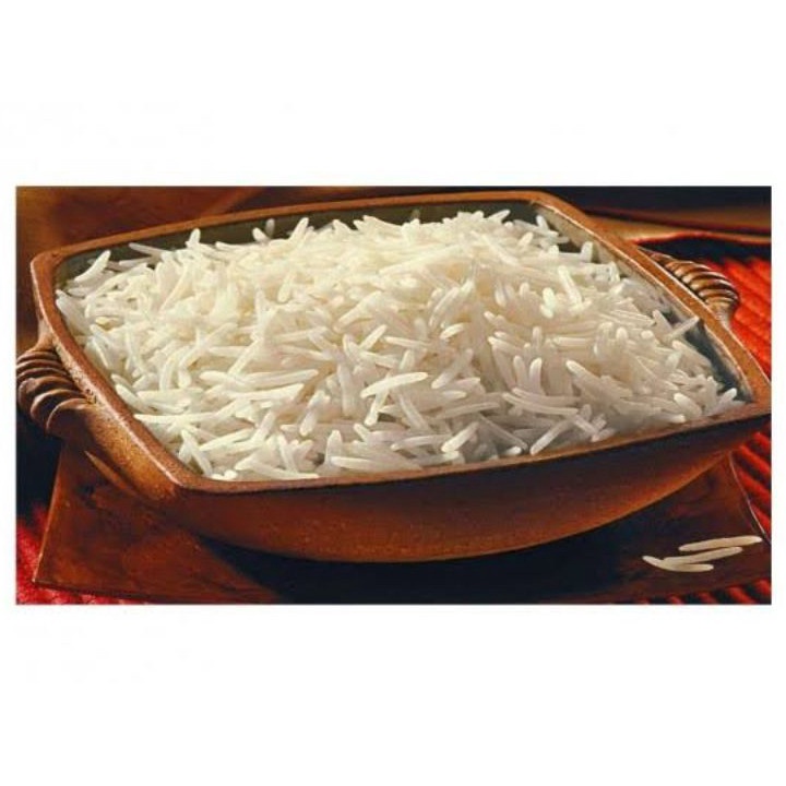 

DZZQ3568 Ready Stok Beras Basmati India kualitas terbaik kemasan repack 1kg . exp 2025
