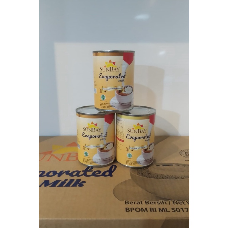 

CQWT5946 COD NEW !!! SUNBAY EVAPORATED MILK / SUNBAY SUSU EVAPORATED - 380 gr - SUSU CAIR TERMURAH