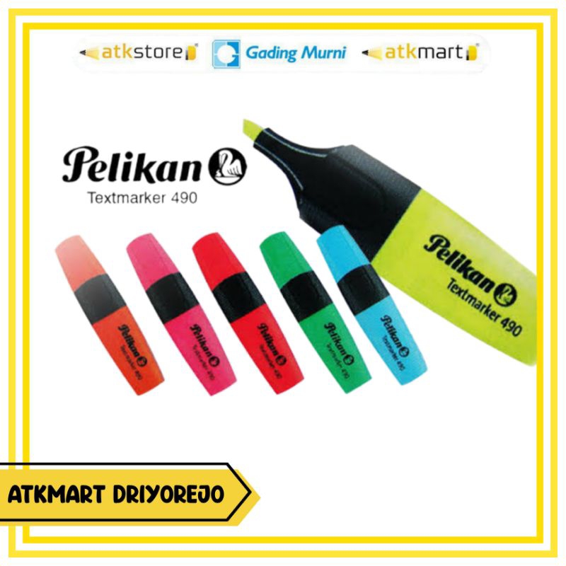 

PELIKAN TEXTMARKER TYPE 490 - STABILLO - HIGHLIGHTER WARNA