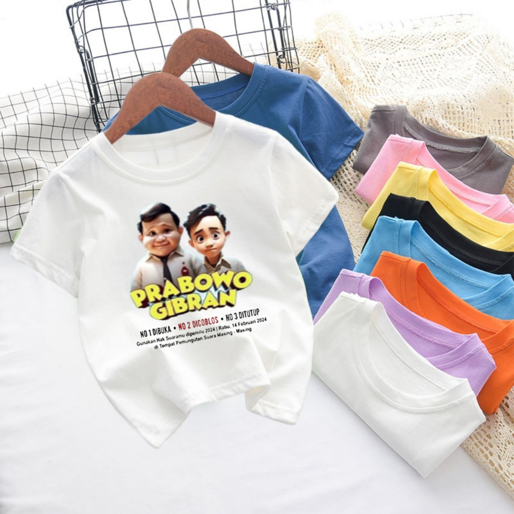 KAOS ATASAN ANAK PRABOWO GIBRAN GEMOY