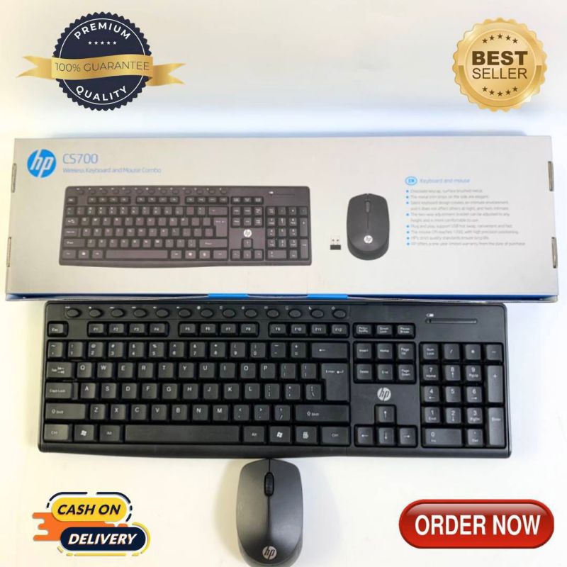 HP WIRELESS KEYBOARD AND MOUSE COMBO CS700. KEYBOARD MOUSE WIRELESS HP CS 7000. KEYBOARD MOUSE WIREL