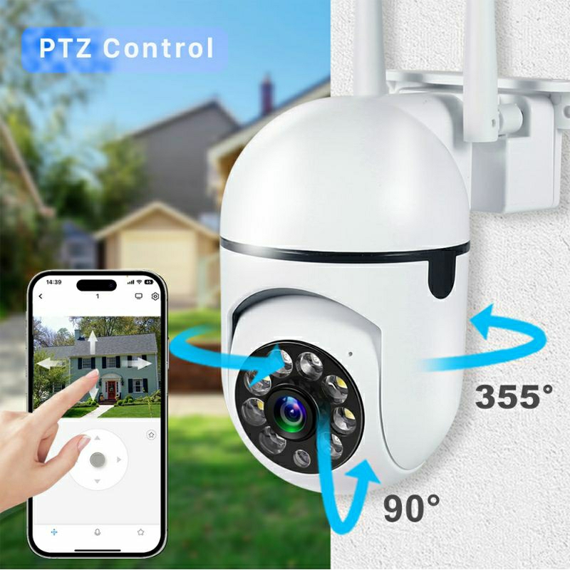 IP Camera Outdoor Teras V380 1080P PTZ Speed Dome Wireless