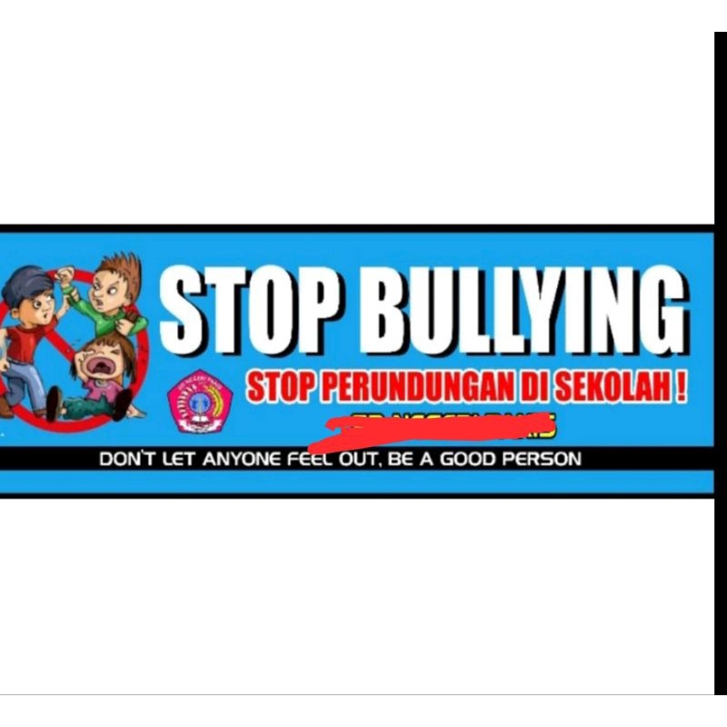 banner stop bullying 3x1meter