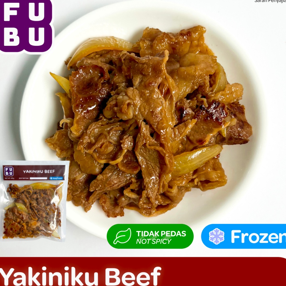 

CHHD3738 9.9 BRANDS FESTIVAL FUBU Yakiniku Beef - Sapi Manis Asin ala Jepang - Satu Porsi Lauk Instan Frozen Food