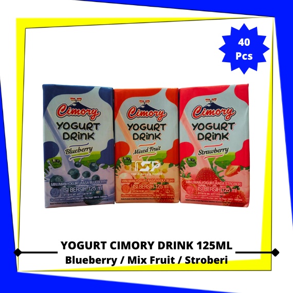 

❇ Yogurt Cimory Drink Varian Rasa 125ml x 40 pcs (1 Karton) ➮Harga Murah