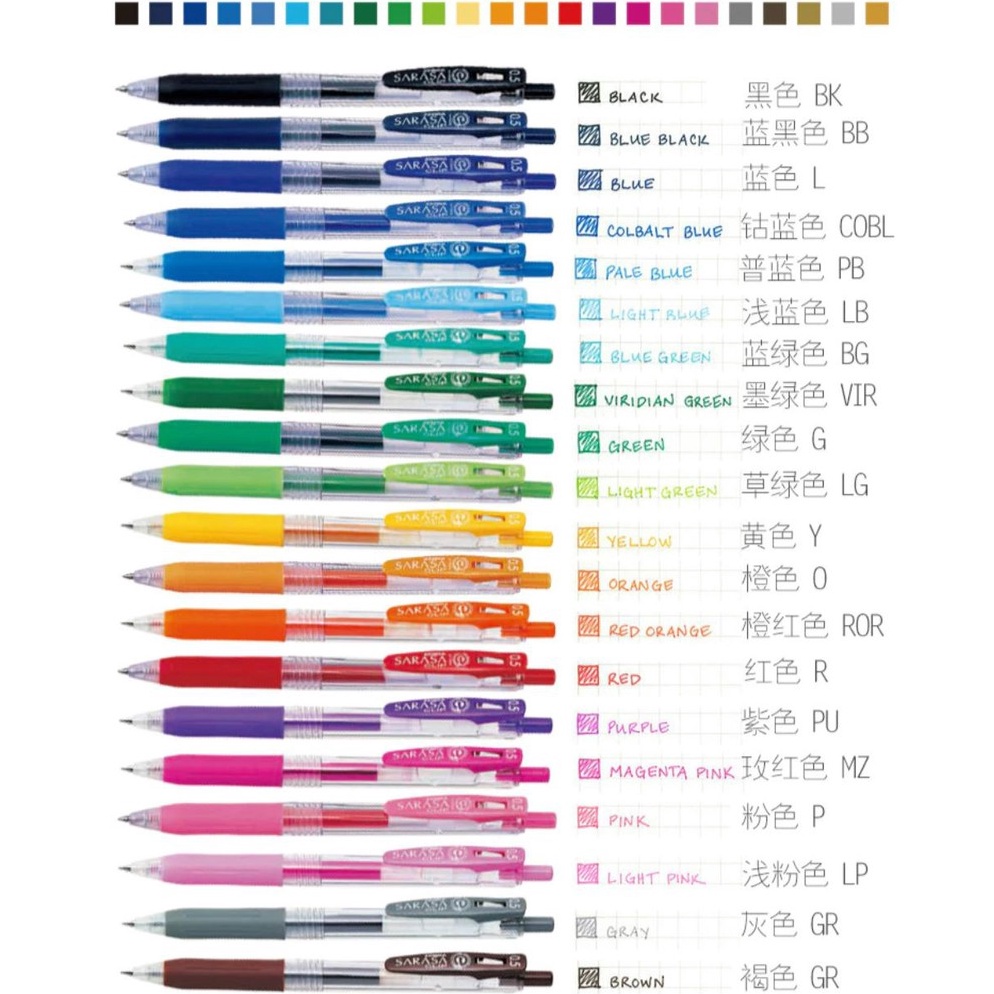

0O4581 Pulpen Gel Zebra Sarasa JJ15 0.5/0.7/1.0 7237