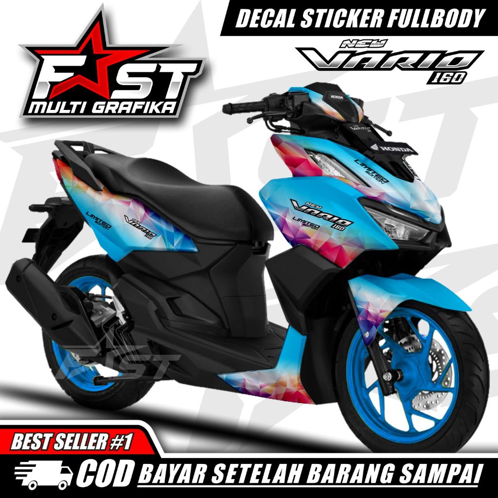 ⭐⭐⭐⭐⭐ Decal Vario New 160 / Decal Variasi Vario 160 2022 / Stiker Honda Vario New 160 2022 Fullbody 