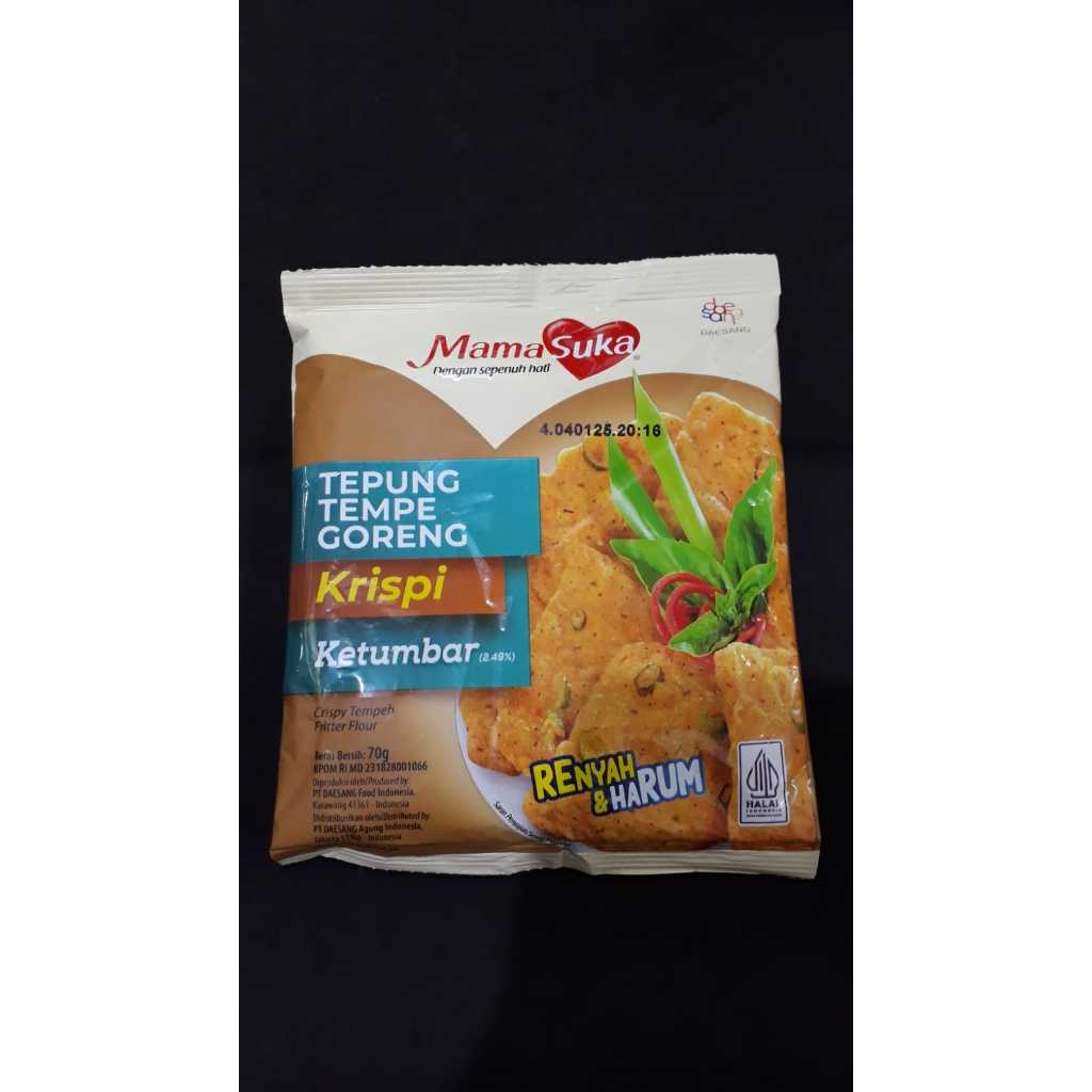

MAMASUKA TEPUNG TEMPE GORENG KRISPI KETUMBAR 70G