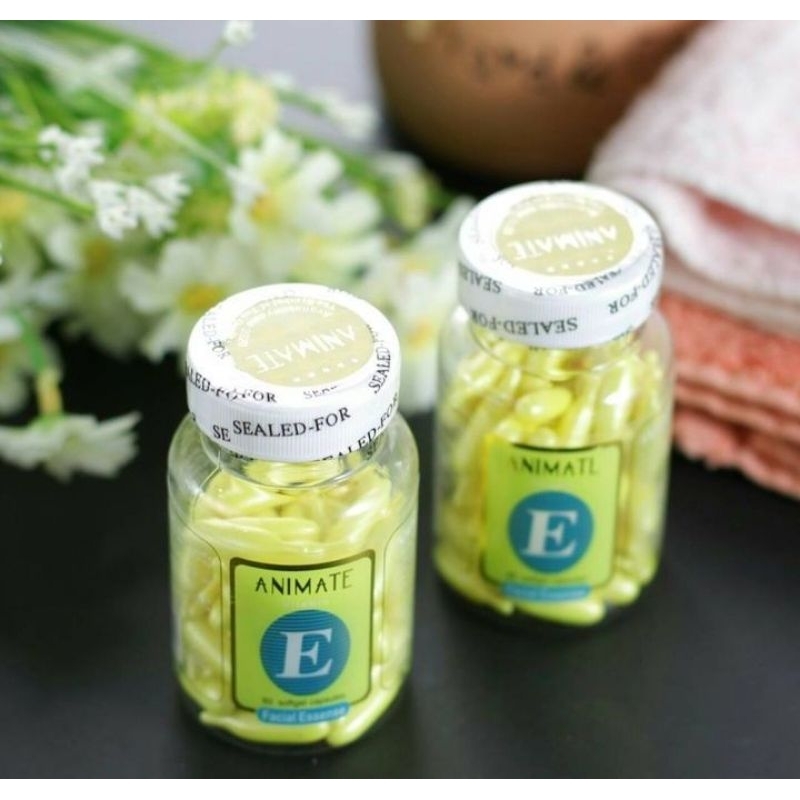 Animate Kapsul Animate Vitamin Wajah/Vitamin Wajah Dan Leher/Animate USA