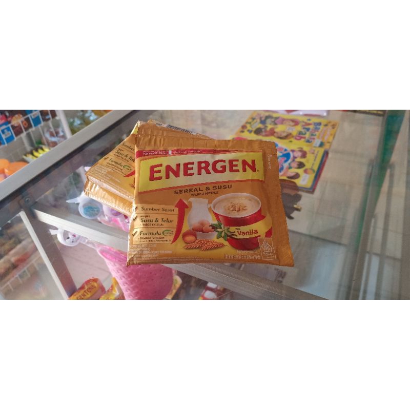 

ENERGEN SEREAL & SUSU RENCENG RASA VANILA MINUMAN SERBUK