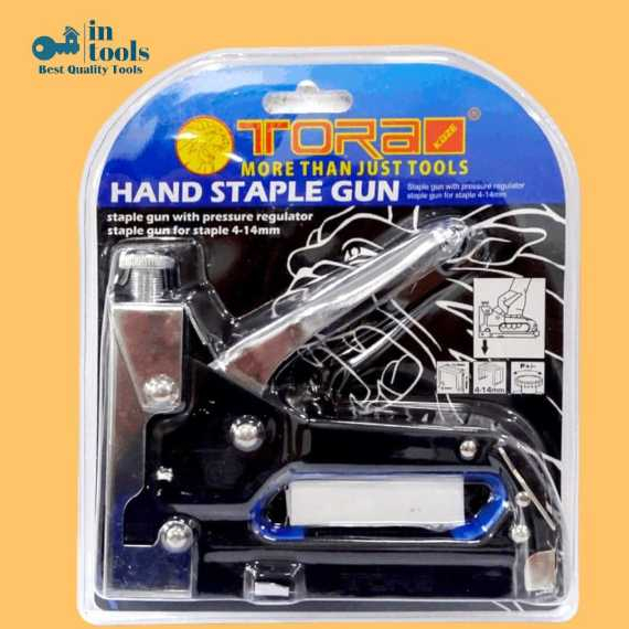 

Staples Gun Tacker 3 in 1 Body Hitam TORA - Hand Staple Gun