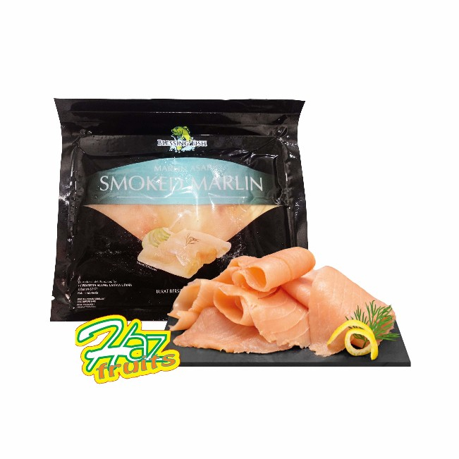 

Smoked Marlin Sliced Blessing Fish|Marlin Asap Slice 100gr