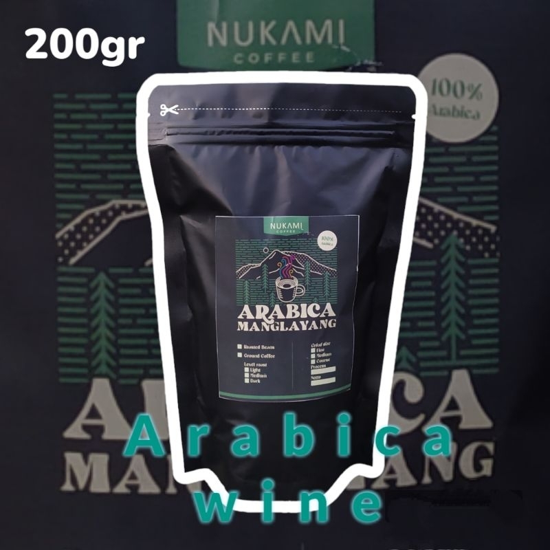 

Kopi Arabika Wine Manglayang Bandung Biji Sangrai 200gr