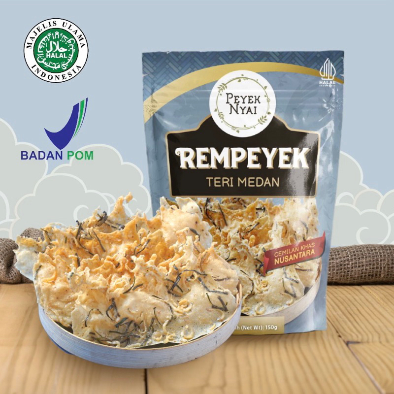 

Peyek Nyai - Rempeyek Teri Medan