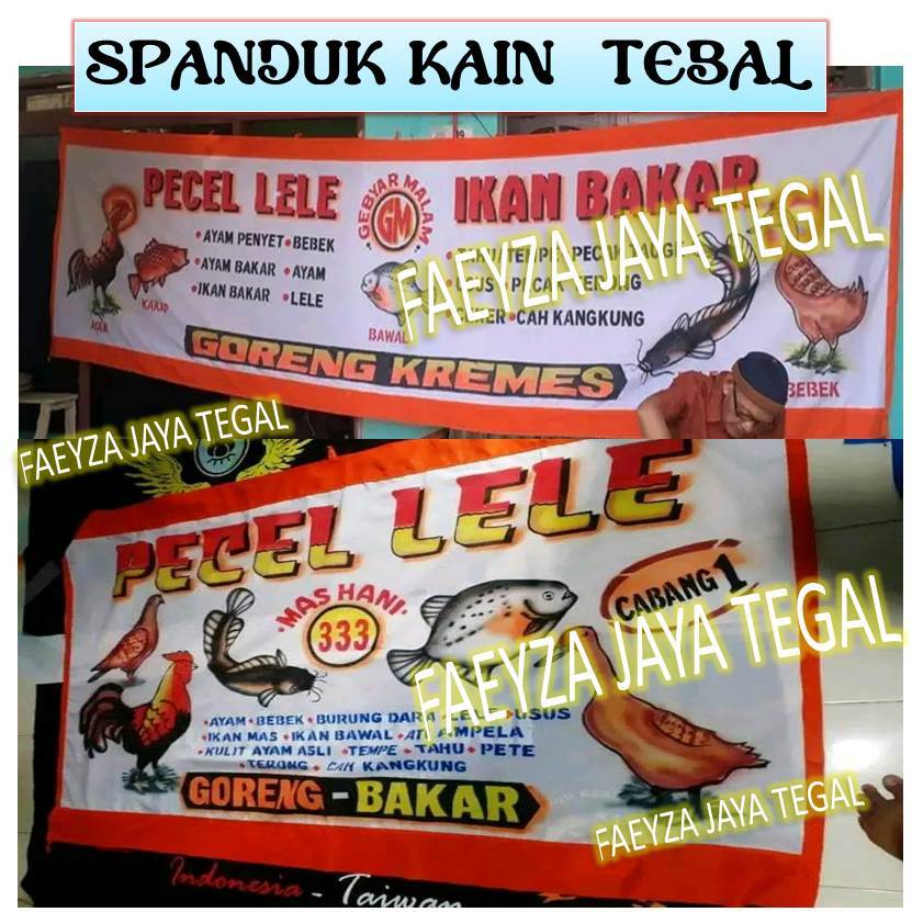 SPANDUK KAIN SABLON MANUAL BUKAN SPANDUK PRINTING KAIN TEBAL SPANDUK JUALAN SPANDUK CUSTOM
