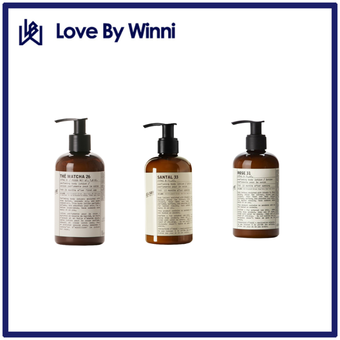 Le Labo Body Lotion Santal 33, Matcha 26  , Rose 31 , The Noir 29  , Another 13  237Ml