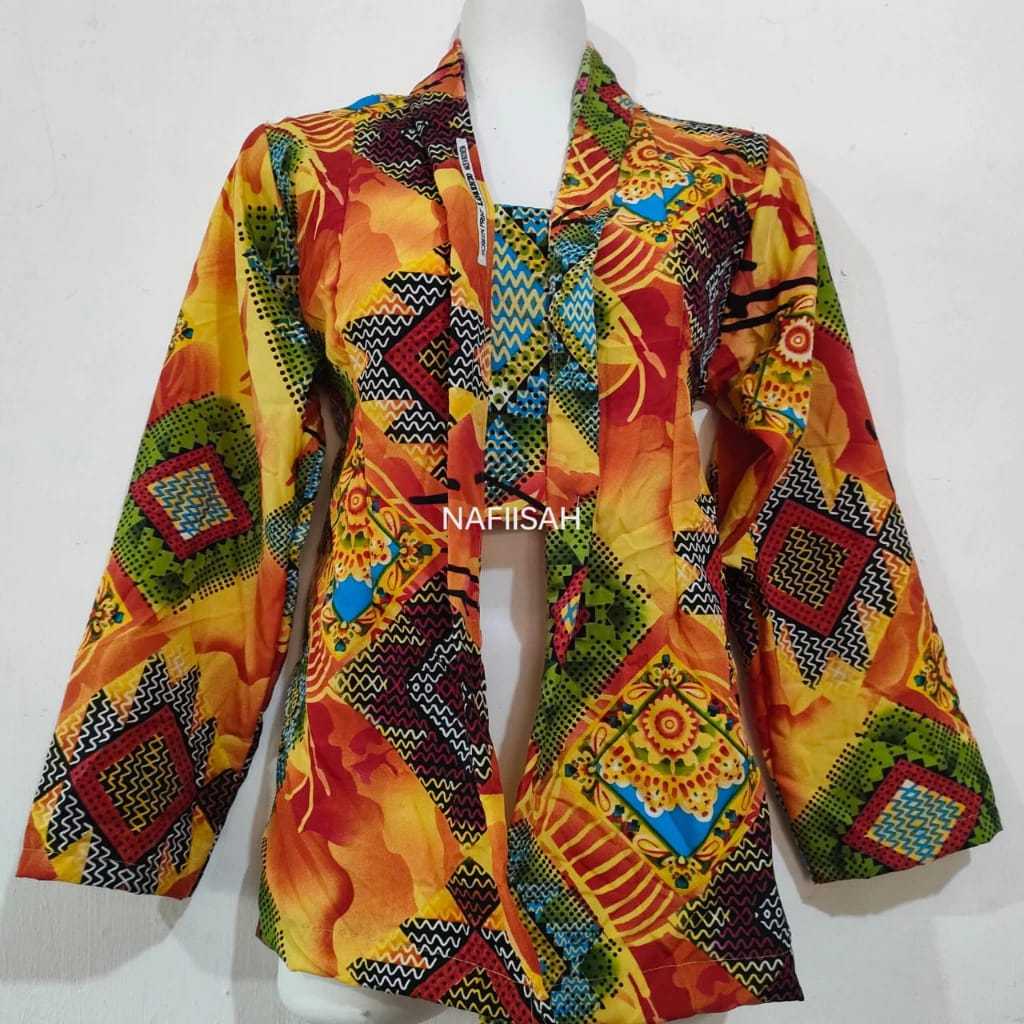Kebaya Nenek Motif Bunga Kain Sanwos by simetris.id