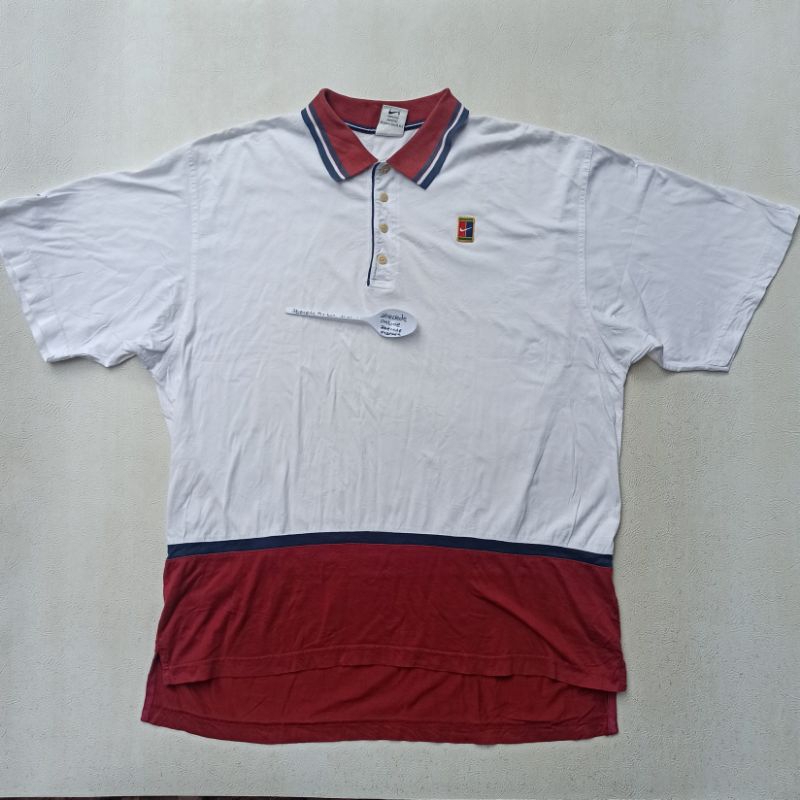 NIKE COURT TENNIS 2 color polo shirt fit XL