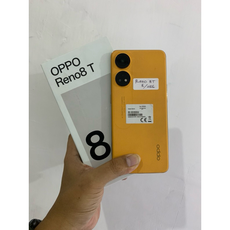 oppo reno 8T 8/256 gb bekas fullset