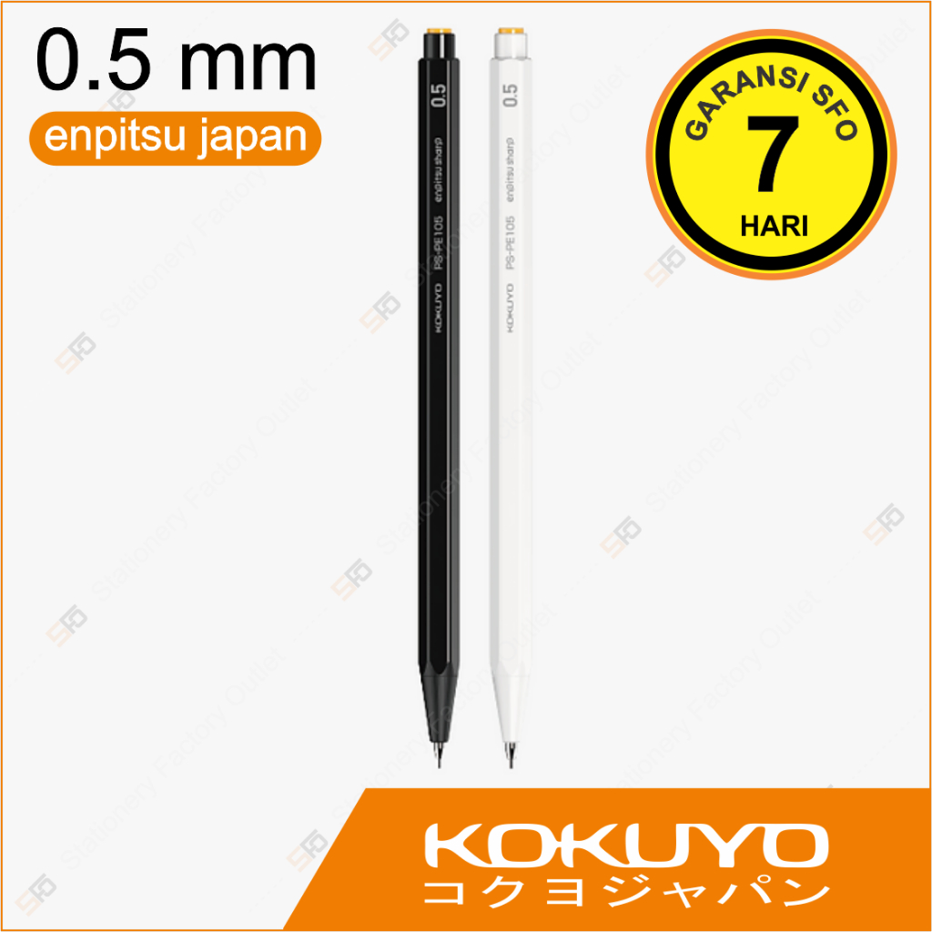 

Pensil Mekanik Kokuyo 0.5 mm - Enpitsu Sharp Mechanical Pencil - SFO Semarang Official