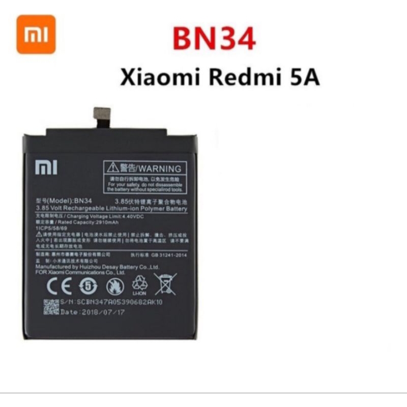 BATRE REDMI 5A