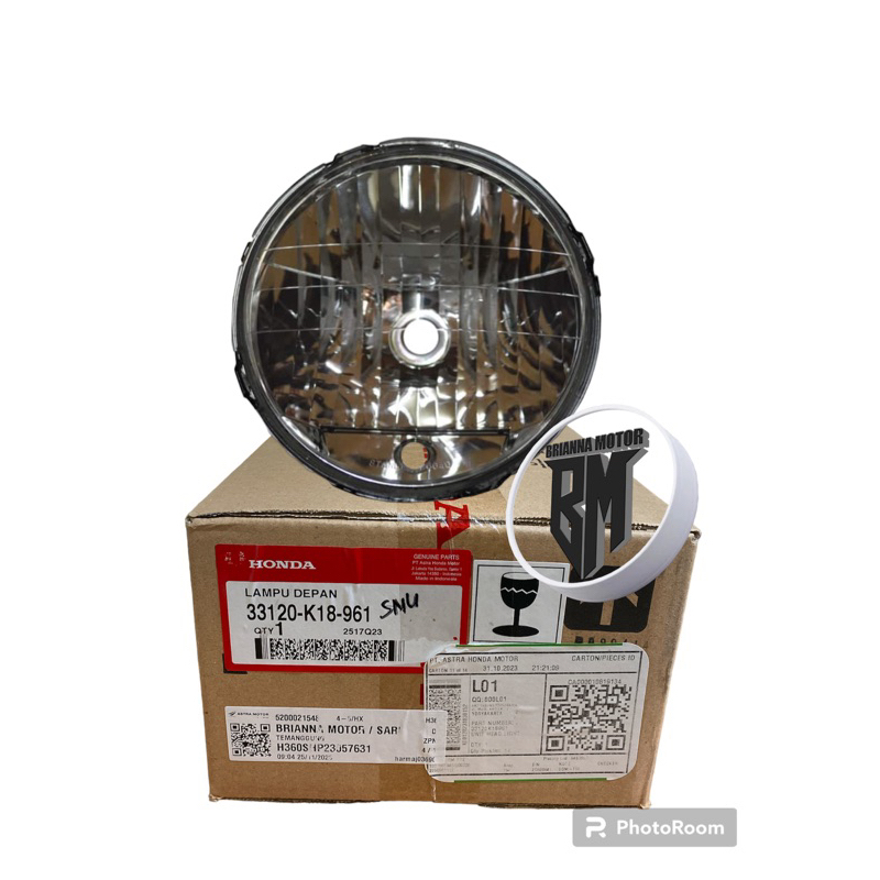 REFLECTOR LAMPU DEPAN CB150 VERSA 33120 K18 961