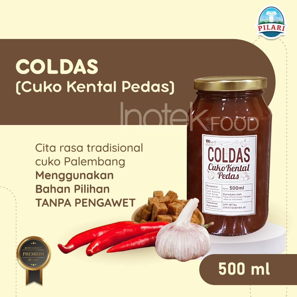 

PILARI CUKO KENTAL PEDAS / COLDAS / COCOLAN CUKO KENTAL PEDAS @500GR