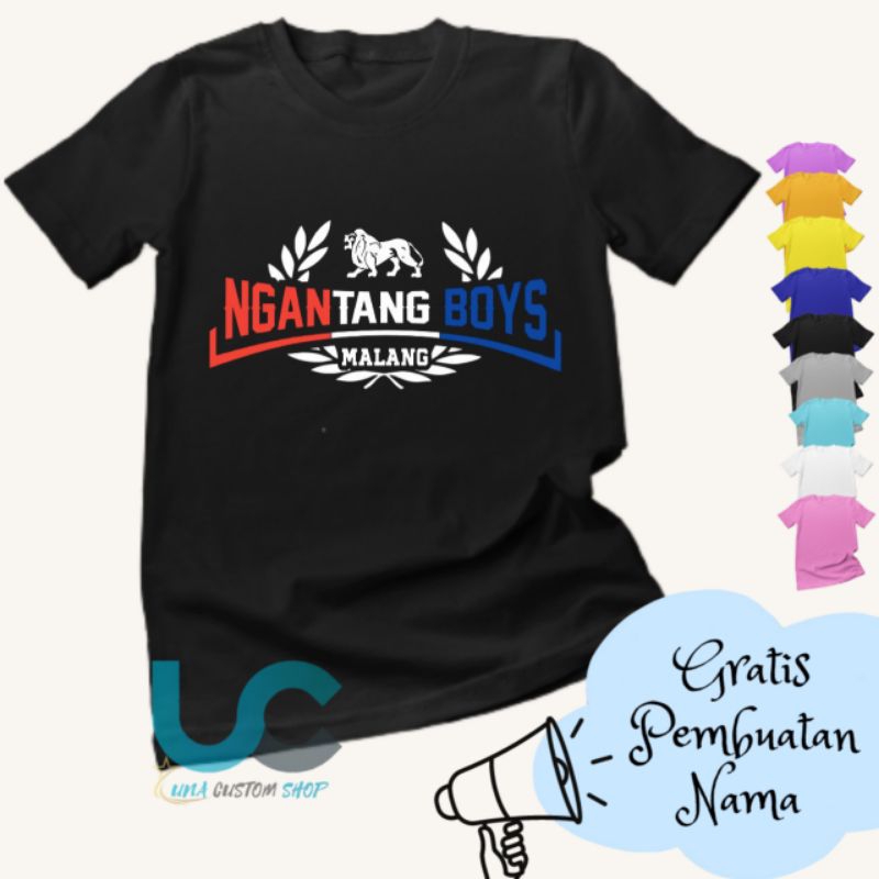 Kaos Aremania Anak | Baju Aremania Anak | Kaos Anak Sablon | Kaos Anak Custom Terbaru (FREE NAMA)