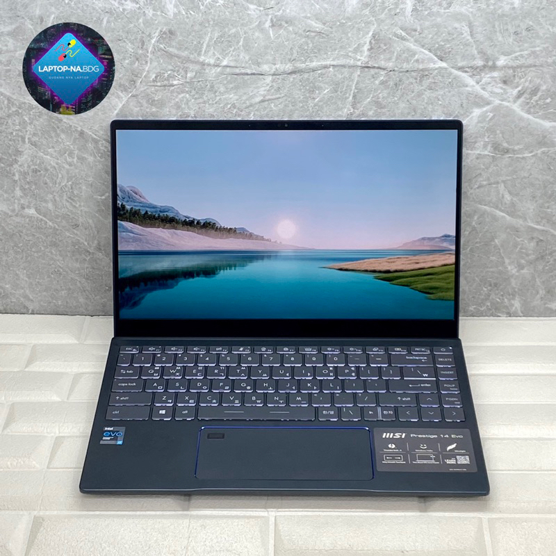 Laptop Premium MSI Prestige 14Evo 11th Gen Intel Core i7 Ram 16/512gb