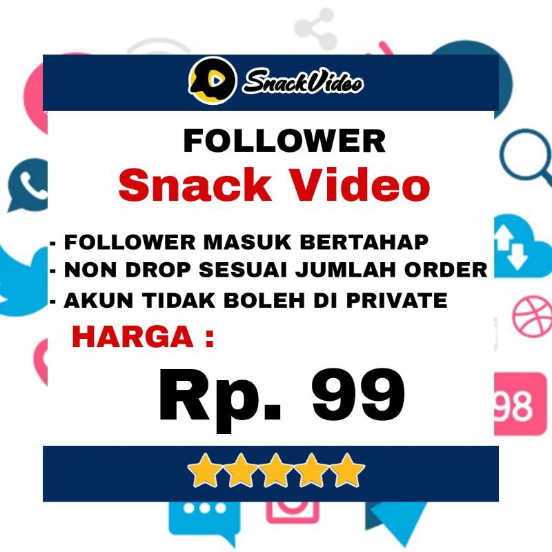 Follower Snack Video HQ - Permanen